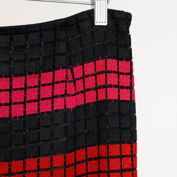 Marco De Vincenzo PF/15 Multicolor Block Pattern Skirt - Picture 7 of 10